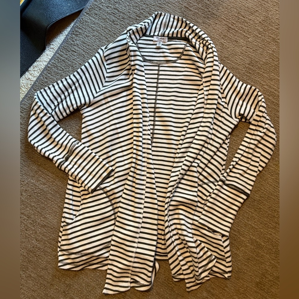 Striped Women's cowl neck Sweater